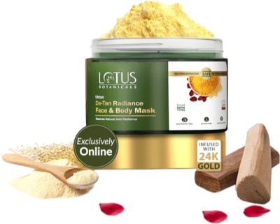 Lotus Botanicals Ubtan De-Tan Radiance Face & Body Mask(140 g)