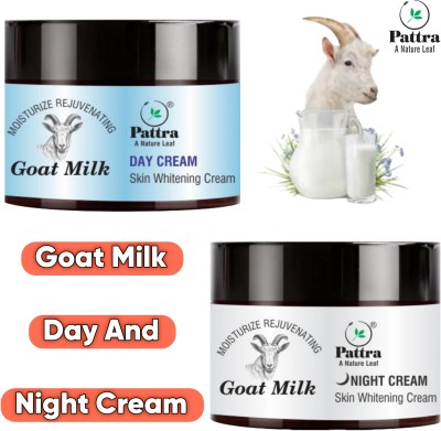 Pattra Goat Milk Skin Whitening Day And Night Cream For Fairness, Anti Ageing(100 ml)