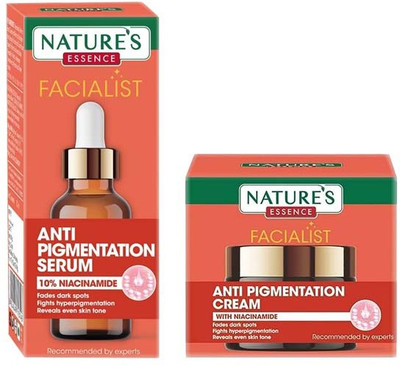 Nature's Essence ANTI PIGMENTATION SERUM+CREAM WITH NIACINAMIDE 30ML+45G(75 ml)
