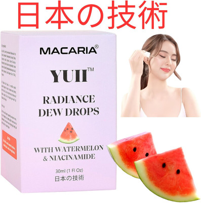 MACARIA YUII Watermelon Radiant Melon Niacinamide Illumination By Japanese Technology(30 ml)
