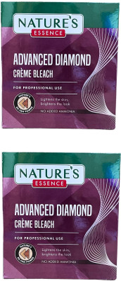 Nature's Essence Diamond Bleach 525gm (pack of 2) Fairness Skin with Radiance of Gold(525 g)