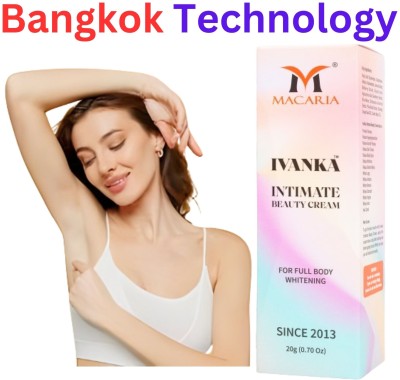 MACARIA Ivanka full body Whitening cream for men By Bangkok technology(20 g)
