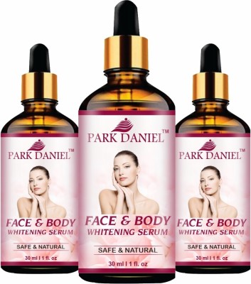 PARK DANIEL Face and Body Skin Whitening Serum Uneven tone,Reduce Dark Spot Pack of 3(30 ml)(90 ml)