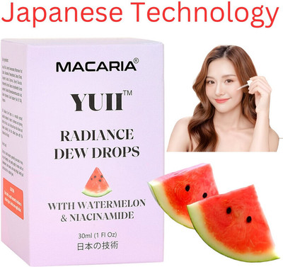 MACARIA Yuii Radiance Dew Drops Serum For Instant Glow By Japanese Technology For women(30 ml)