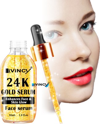 Livincy 24 carat gold serum 24k gold face cream with gold dark spot remover Serum Royal(30 ml)