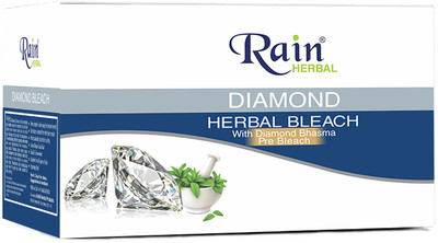 Rain HERBAL Daimond Herbal Bleach with Diamond Bhasma and Pre Bleach Cream(325 g)