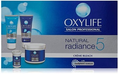 Oxylife Natural Radiance 5 Creme Bleach with Active Oxygen for Uneven Skin Tone. Sun Tan(310 g)