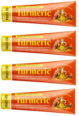 UNIQUE PROFESSIONAL TURMERIC CREAM 50 GR PACK OF 2(100 g)