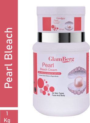 Glamberg Pearl Bleach Cream With Activator 1 kg(1000 g)