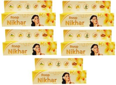 DOUBLE LIPS FACE CARE AMLA , NIMBU & DEVDARU ROOP NIKHAR CREAM 30 GRM PACK OF 5(150 ml)