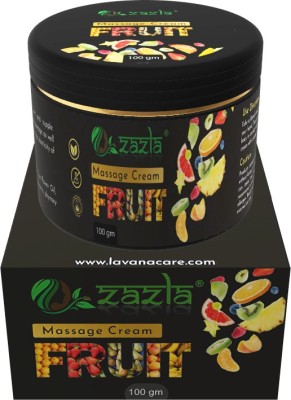 Zazla Fruit Massage Cream For Glowing & Healthy Skin(100 g)