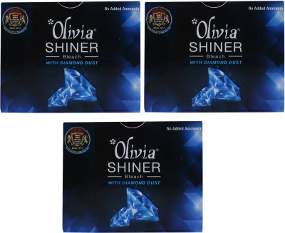 Olivia Lightening Shiner Bleach With Diamond Dust - Pack of 3(9 g)