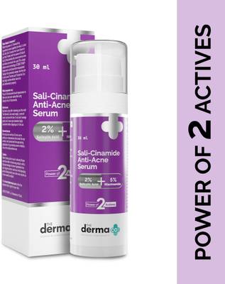 The Derma Co Sali-Cinamide Anti-Acne Face Serum with 2% Salicylic Acid & 5% Niacinamide