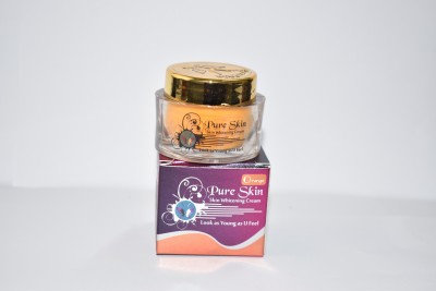 Pure Skin Skin Whitening Cream (Orange) - 30 Grms 1 PC Night Cream for Face(30 g)