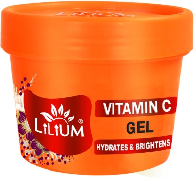 LILIUM Vitamin C Face Gel Wrinkle Lift, Moisturizer Lock, Extra Glow & Fair Complexion(100 g)