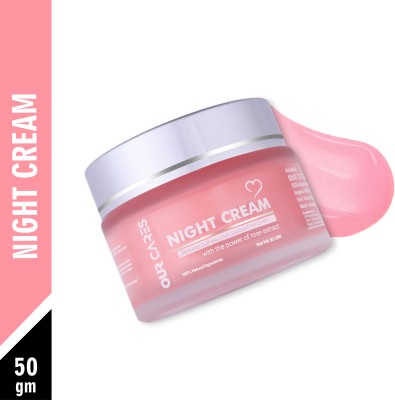 Ourcares Night Cream |For Glowing, Ultra-hydrating | Reduces Fine Lines, Overnight Repair(50 g)