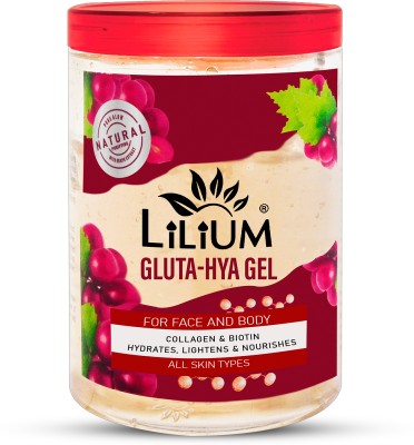 LILIUM Radiant Glow Massage Gel Gluta Hya, Hydrates Nourishes Makes Skin Firm & Younger(900 ml)