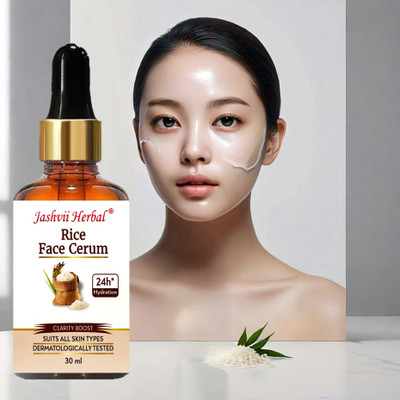 jashvii herbal Rice Water Face Serum, For Acne & Pigmentation Control, For All Skin Types(30 ml)