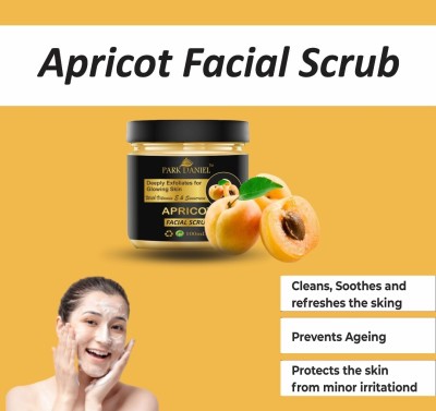 PARK DANIEL Apricot Face Cleanser Scrub Deep Cleansing Skin Pack of 1 100 ML Face Wash(100 ml)