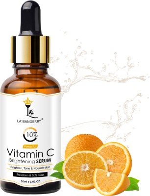 La'bangerry Vitamin C Face Serum, Increases Skin's Glow Instantly and Reduces Spots Overtime(30 ml)