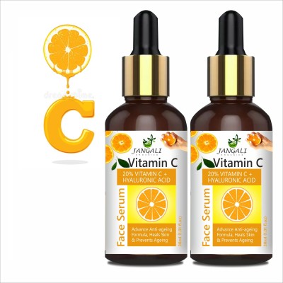 Pure Jangali Organics Vitamin C+ Bright Radiance Spot Reduction Skin Brightening Serum(60 ml)