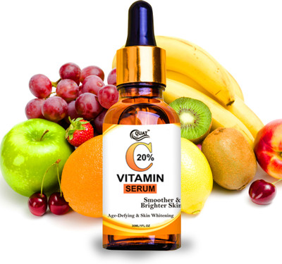 QUAT Vitamin C and Gold Radiance Face Serum | For Dull & Dry Skin |(30 ml)