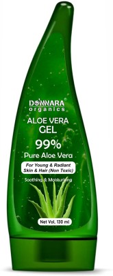 Donnara Organics Aloe Vera Multipurpose Beauty Gel for All Skin Type (130ml) Pack of 1(130 ml)