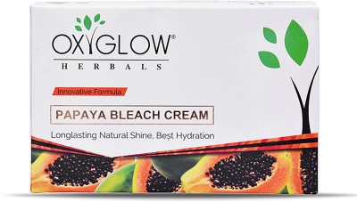 OXYGLOW Herbals Papaya Bleach Cream 300 gm (Pack of 1) with Natural shine(300 g)