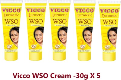 VICCO WSO Turmeric Cream (30g X 5)(150 g)