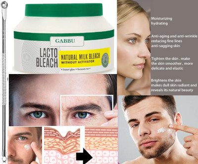 GABBU BLEACH- NATURAL MILK BLEACH WITHOUT ACTIVATOR(60 g)