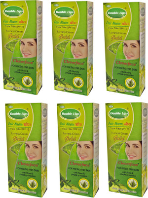 DOUBLE LIPS Neem Kheera 60gm X 6 (Skin Expert) - Fairness Cream(360 ml)
