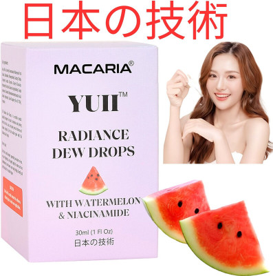 MACARIA YUII Watermelon Hydrating Dewy Niacinamide Fusion By Japanese Technology(30 ml)