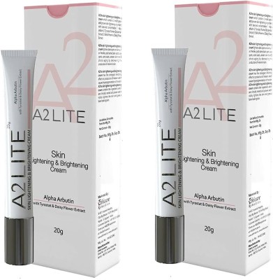 a2 Lite Cream 2*20g For Skin Brightening & Lightening(40 g)