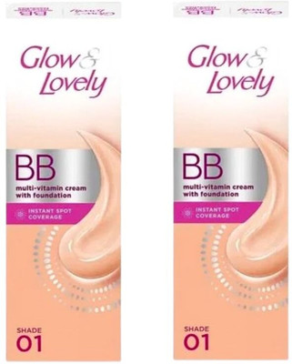 Glow & Lovely BB Cream for Fair Skin Tone, 9g pack of 2(18 g)