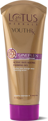 LOTUS HERBALS YOUTHRX ACTIVE ANTI AGEING FOAMING GEL(50 g)