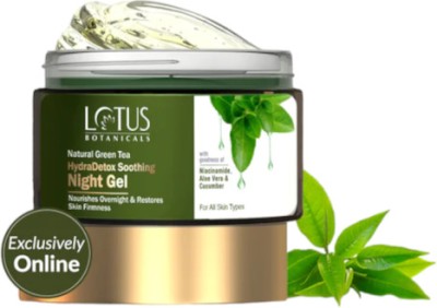 Lotus Botanicals Natural Green Tea HydraDetox Soothing Night Gel(50 g)