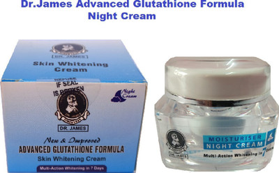 DR JAMES Advanced Skin Whitening and Smooth and Soft Skin Night Cream(30 g)