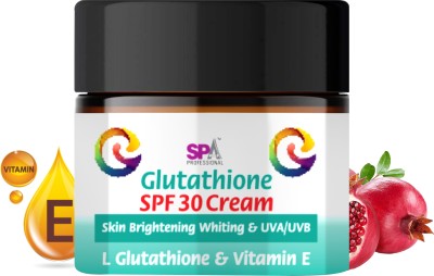 SPA Professionals Glutathione Face Cream with SPF 30 - Skin Brightening- Whiting & UVA/UVB(50 ml)