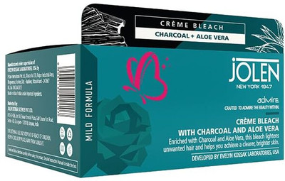 JOLEN Face Bleach (Charcoal + Aloe Vera)(247 g)