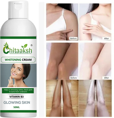 CHITAAKSH WHITENING CREAM 50ML - Advanced Whitening & Brightening Cream_daily use (50 g)(50 ml)