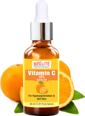 BECUTE Professional Vitamin C Face Serum with Orange Extract for Natural Glowing Skin(30 ml)