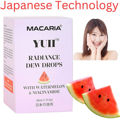 MACARIA Yuii Watermelon Dew Drops Glow Recipe Watermelon Toner By Japanese Technology(30 ml)