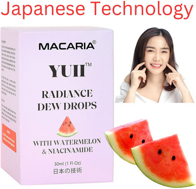 MACARIA YUII Watermelon Hydrating Melon Radiance Elixir By Japanese Technology(30 ml)