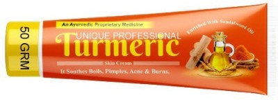 UNIQUE PROFESSIONAL FACE PACK TURMERIC CREAM 50 GR PACK OF 1(50 g)