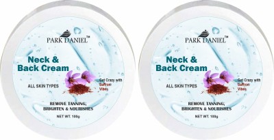 PARK DANIEL Neck & Back Brightening Cream - Tan Removal Skin Moisturize Pack of 2(100 grams)(200 g)