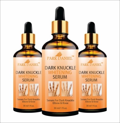 PARK DANIEL Whitening Serum For Remove Dark Knuckles Elbow & Knee Pack of 3 (30 ml)(90 ml)
