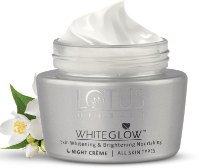 LOTUS HERBALS WHITEGLOW Skin Brightening & Nourishing Night Cream(60 g)