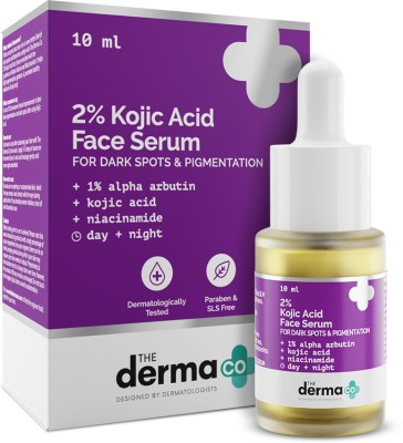 The Derma Co 2% Kojic Acid Face Serum with 1% Alpha Arbutin & Niacinamide for Dark Spots(10 ml)