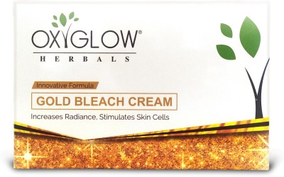 oxy glow herbals Gold Bleach Cream 300gm Increase Radiance Stimulates Skin Cells(300 g)