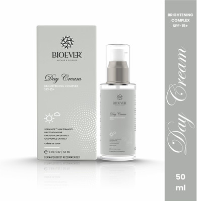Bioever Skin Whitening Day Cream With SPf 15 for All Type Skin - 50 ml(50 ml)